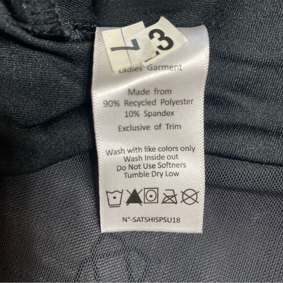 Satva Movement | NWT Black Fitted Racerback Tank Top w/ Mesh Accent X-Small - Picture 7 of 7